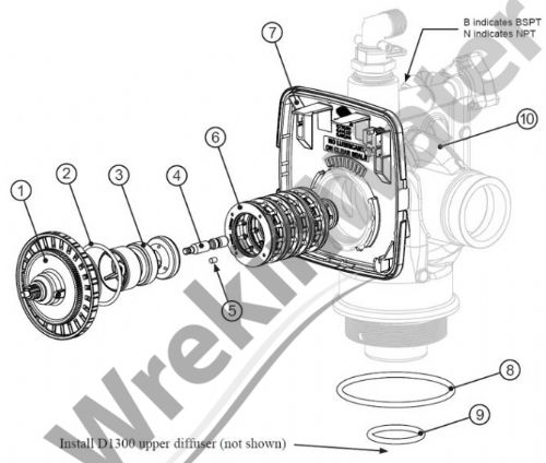 Clack WS2 and WS2QC service kit (stack and pistons)